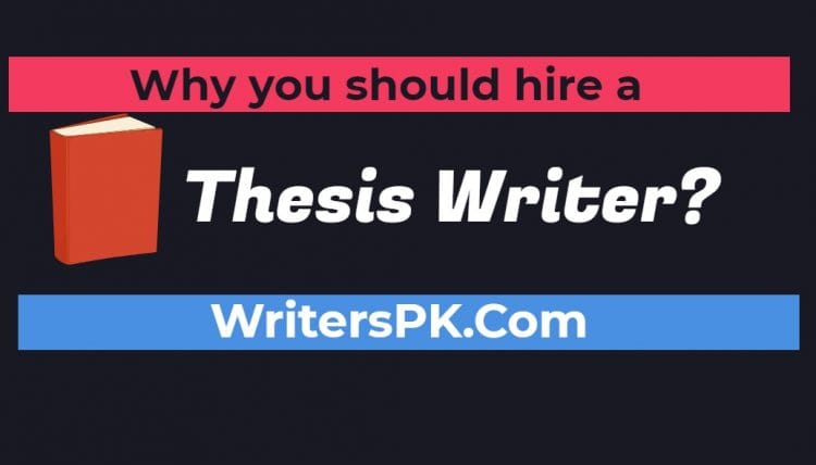 thesis writer in pakistan